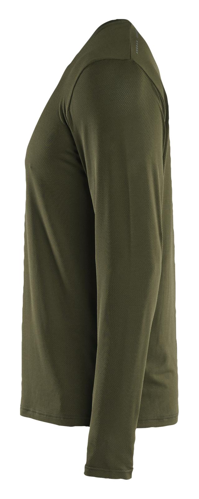 Blaklader Profiel T-shirt 34231126 UV lange mouwen donker herfstgroen(4209)
