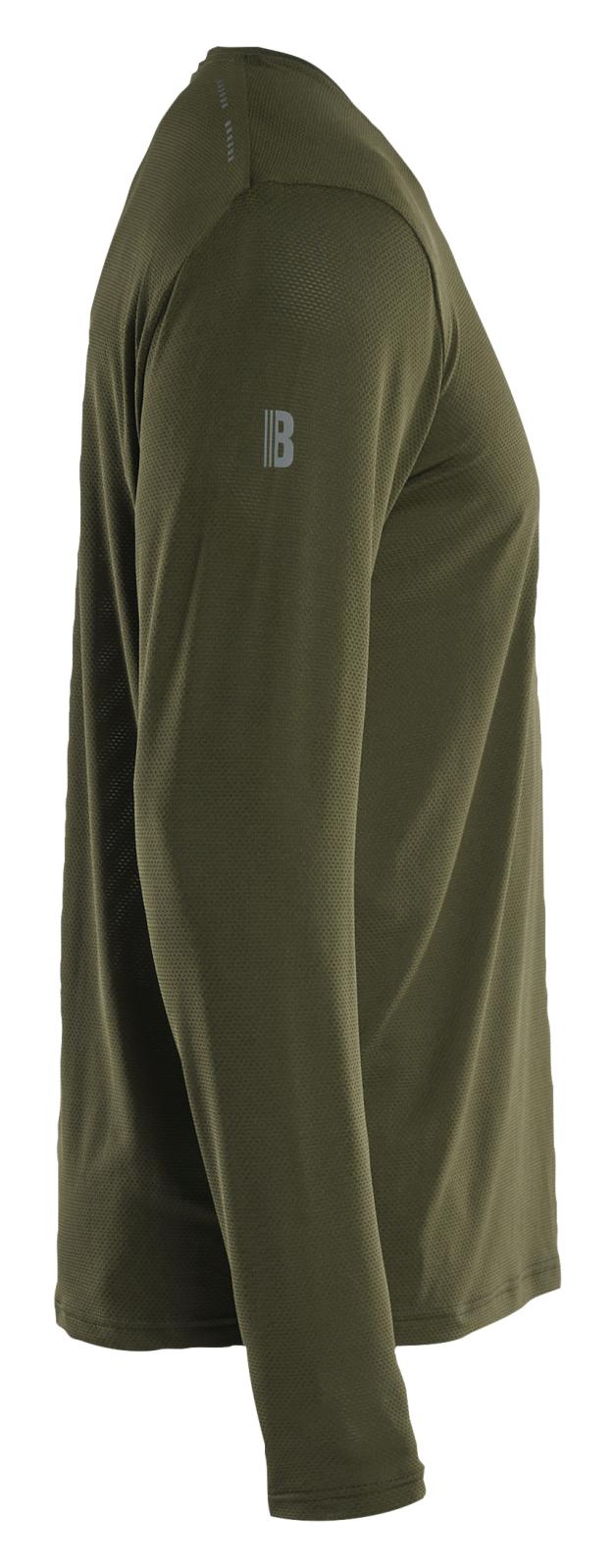 Blaklader Profiel T-shirt 34231126 UV lange mouwen donker herfstgroen(4209)