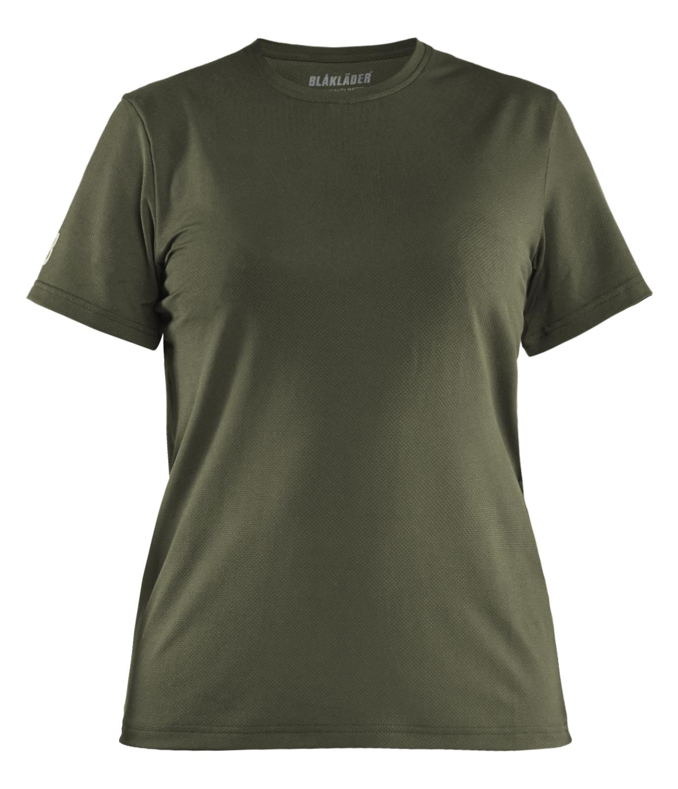 Blaklader Dames T-shirt 34261126 UV donker herfstgroen(4209)