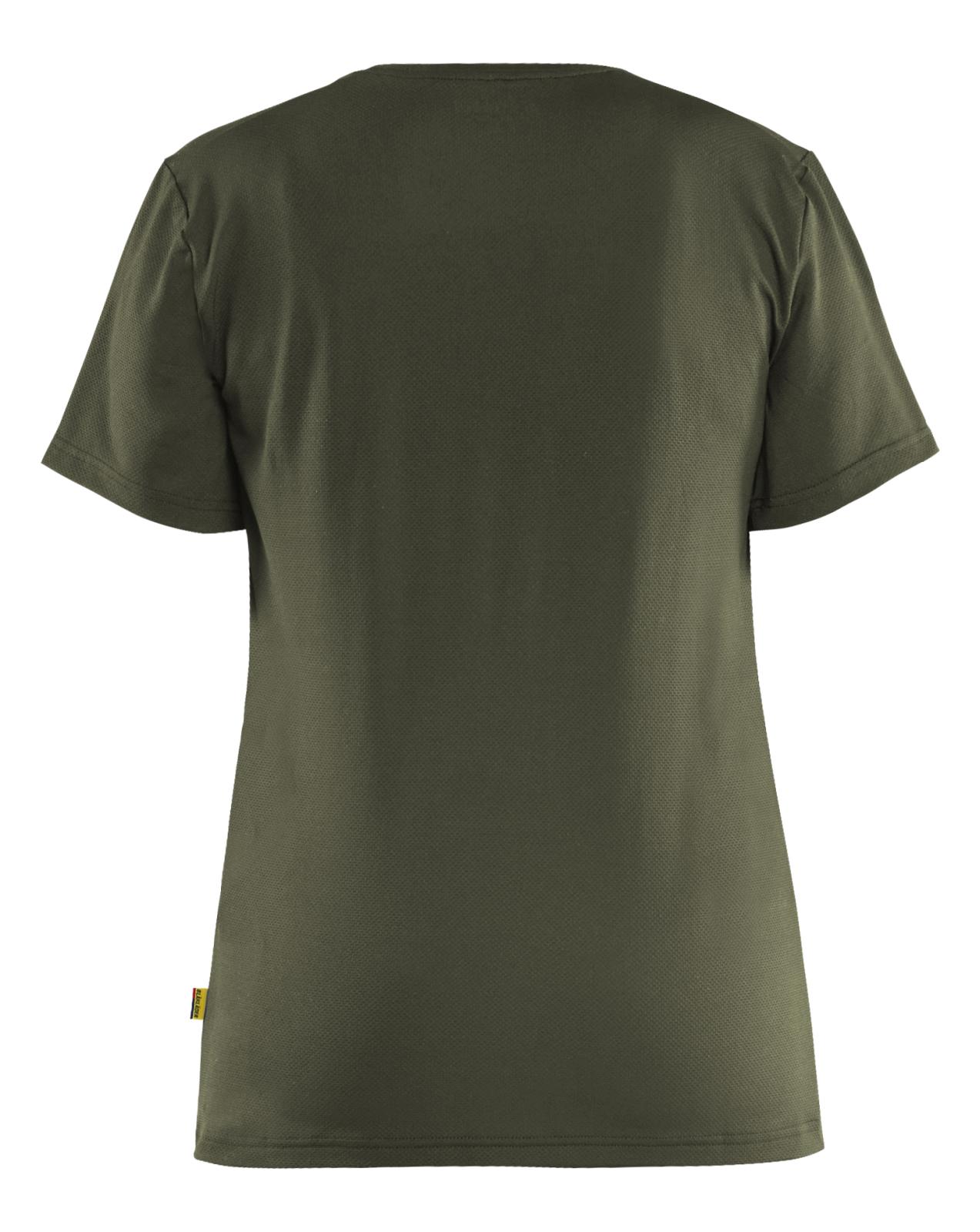 Blaklader Dames T-shirt 34261126 UV donker herfstgroen(4209)
