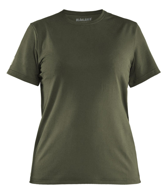 Blaklader Dames T-shirt 34261126 UV donker herfstgroen(4209)