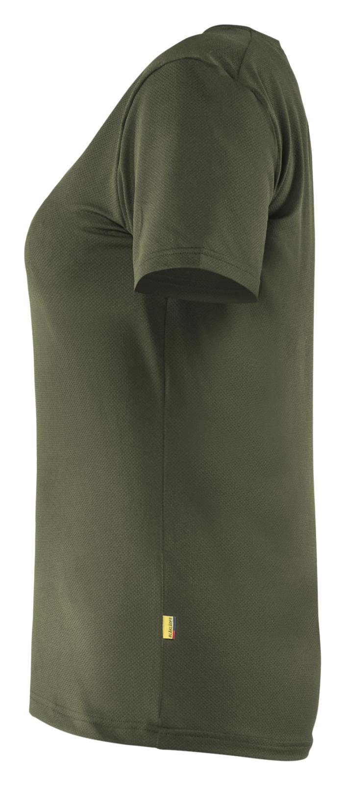 Blaklader Dames T-shirt 34261126 UV donker herfstgroen(4209)