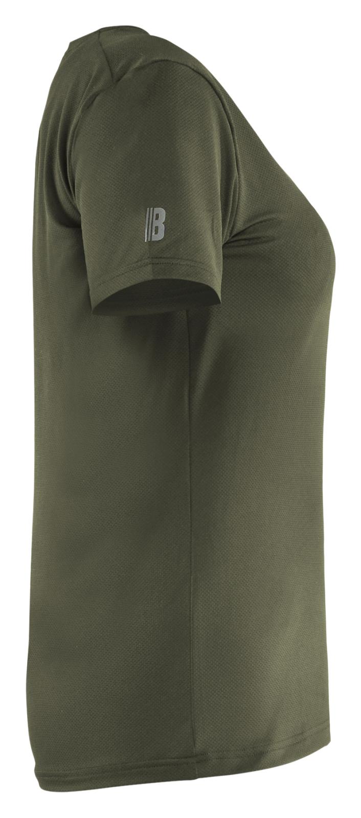 Blaklader Dames T-shirt 34261126 UV donker herfstgroen(4209)
