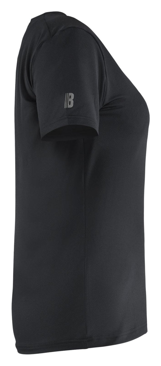 Blaklader Dames T-shirt 34261126 UV zwart(9900)