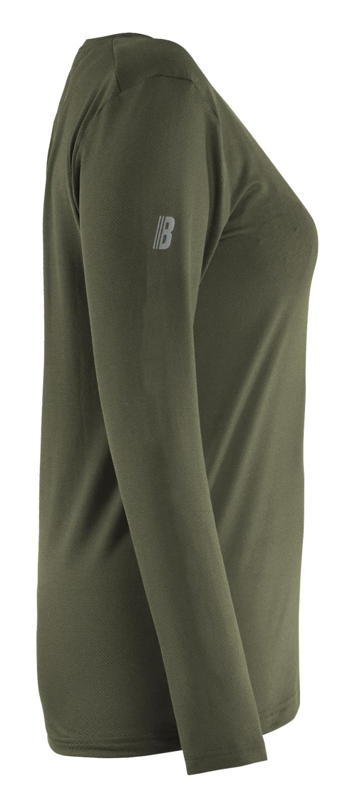 Blaklader Dames T-shirt 34271126 UV lange mouwen donker herfstgroen(4209)