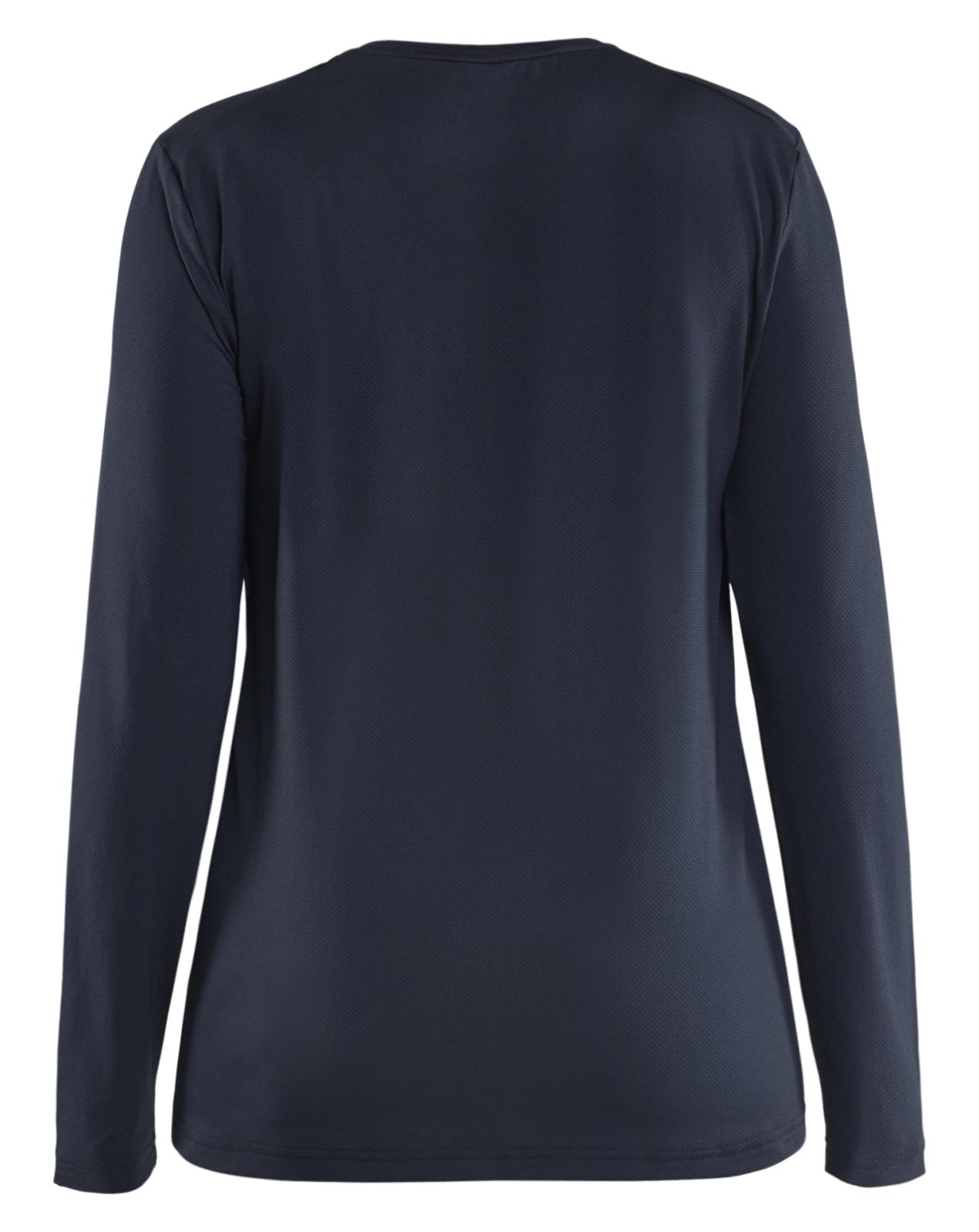 Blaklader Dames T-shirt 34271126 UV lange mouwen donker marineblauw(8600)