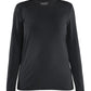 Blaklader Dames T-shirt 34271126 UV lange mouwen zwart(9900)