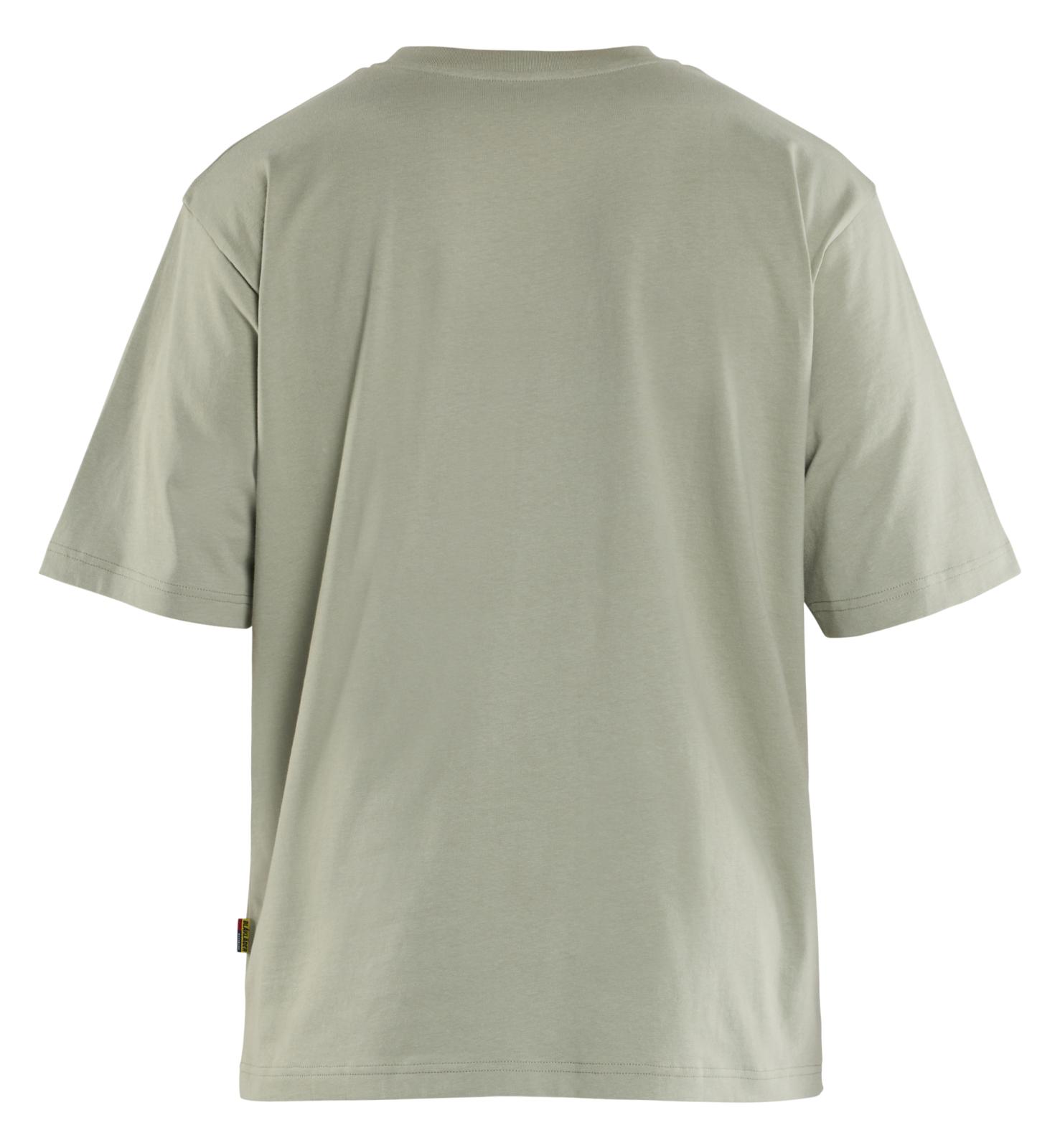 Blaklader Profiel T-shirt losse pasvorm T-shirt 34291030 losse pasvorm kleigrijs(4101)