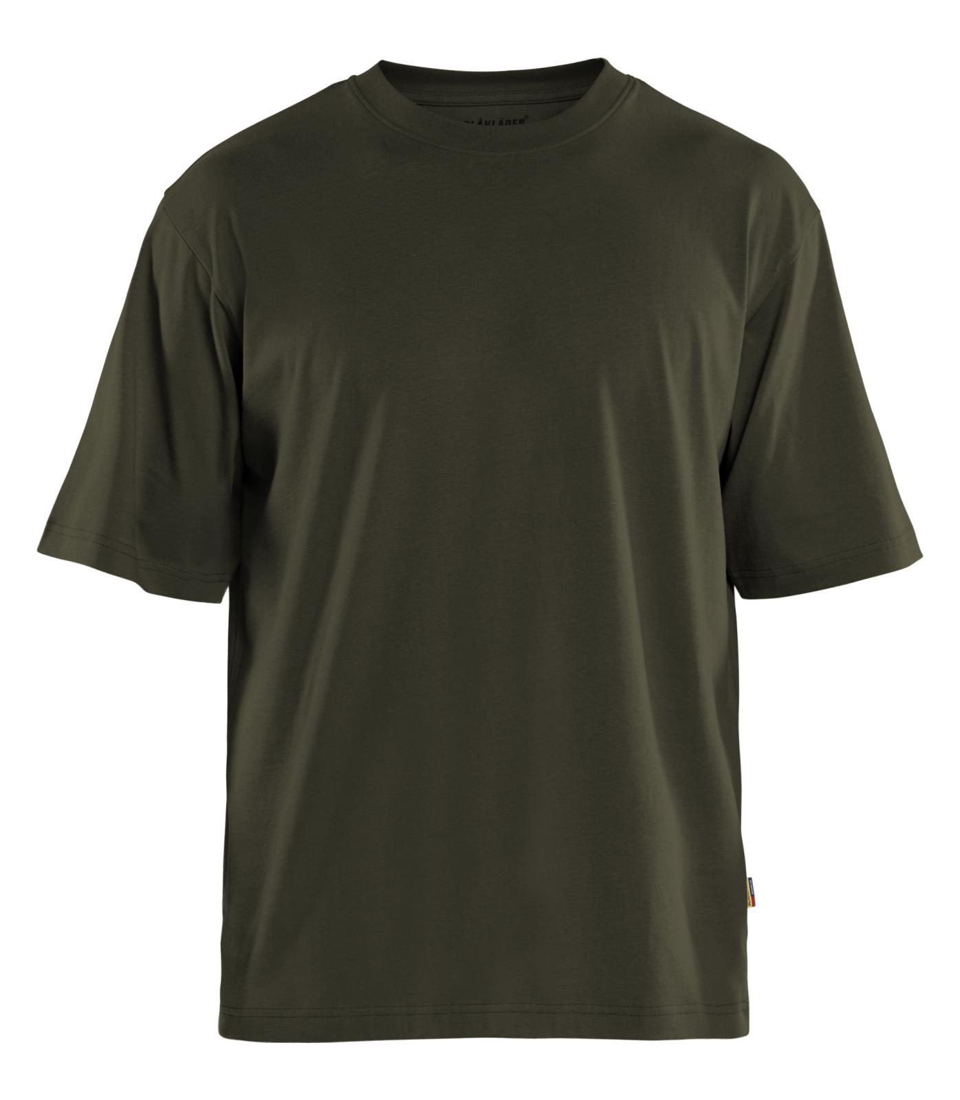 Blaklader Profiel T-shirt losse pasvorm T-shirt 34291030 losse pasvorm donker herfstgroen(4209)