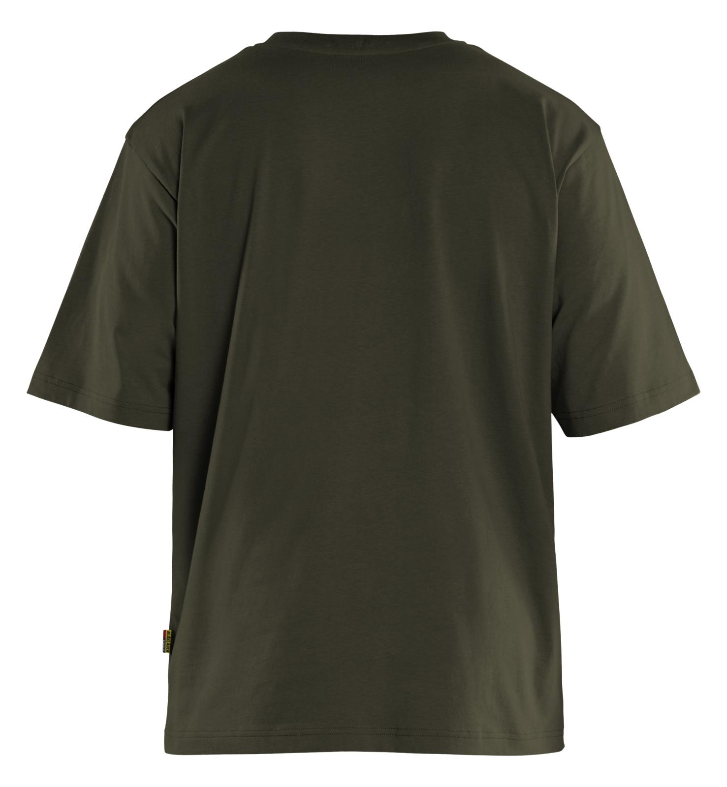Blaklader Profiel T-shirt losse pasvorm T-shirt 34291030 losse pasvorm donker herfstgroen(4209)