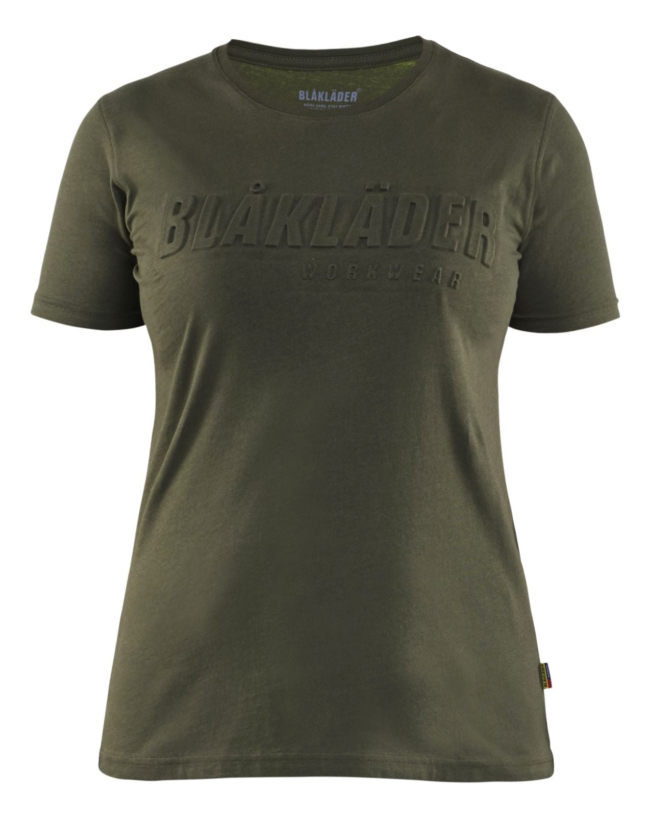 Blaklader 3D Dames T-Shirt 34311042 donker herfstgroen(4209)