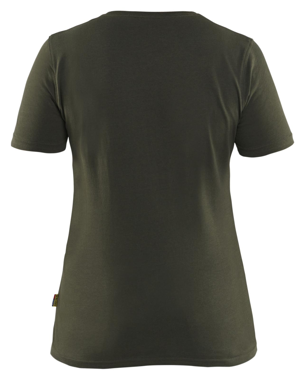 Blaklader 3D Dames T-Shirt 34311042 donker herfstgroen(4209)