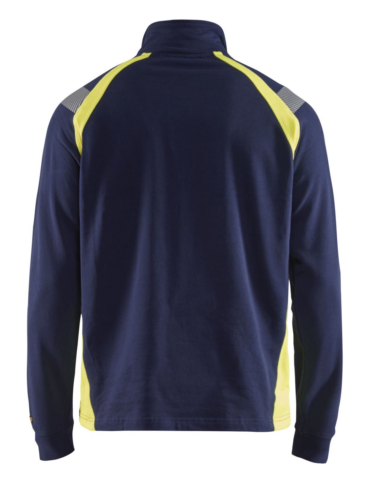 Blaklader Zipsweaters 34321158 marineblauw-geel(8933)