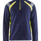 Blaklader Zipsweaters 34321158 marineblauw-geel(8933)
