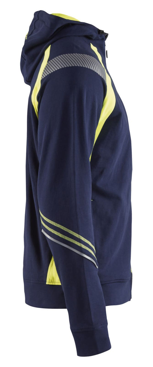 Blaklader Vesten 34331158 marineblauw-geel(8933)