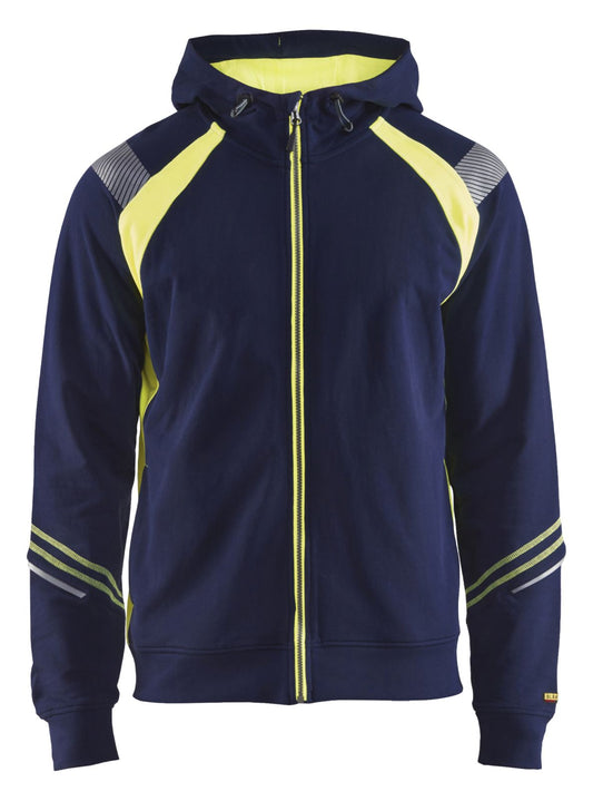 Blaklader Vesten 34331158 marineblauw-geel(8933)