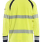 Blaklader Vlamvertragend Multinorm T-shirt 34361737 lange mouwen HiVis fluo geel-marineblauw(3389)