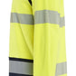 Blaklader Vlamvertragend Multinorm T-shirt 34361737 lange mouwen HiVis fluo geel-marineblauw(3389)