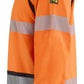 Blaklader Vlamvertragend Multinorm T-shirt 34361744 lange mouwen inherent vlamwerend HiVis fluo oranje-marineblauw(5389)