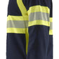 Blaklader Vlamvertragend Multinorm Poloshirt 34381741 piqué lange mouw vlamwerend antistatisch marineblauw-fluo geel(8933)