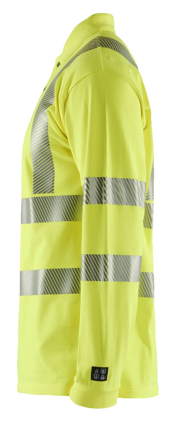 Blaklader Vlamvertragend Multinorm T-shirts 34391741 piqué lange mouw vlamwerend antistatisch fluo geel(3300)