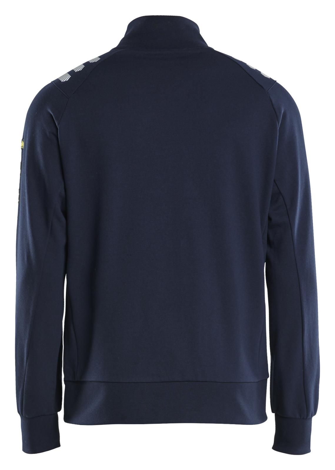 Blaklader Vlamvertragend Multinorm sweatshirt 34531762 rits vlamwerend antistatisch marineblauw(8900)
