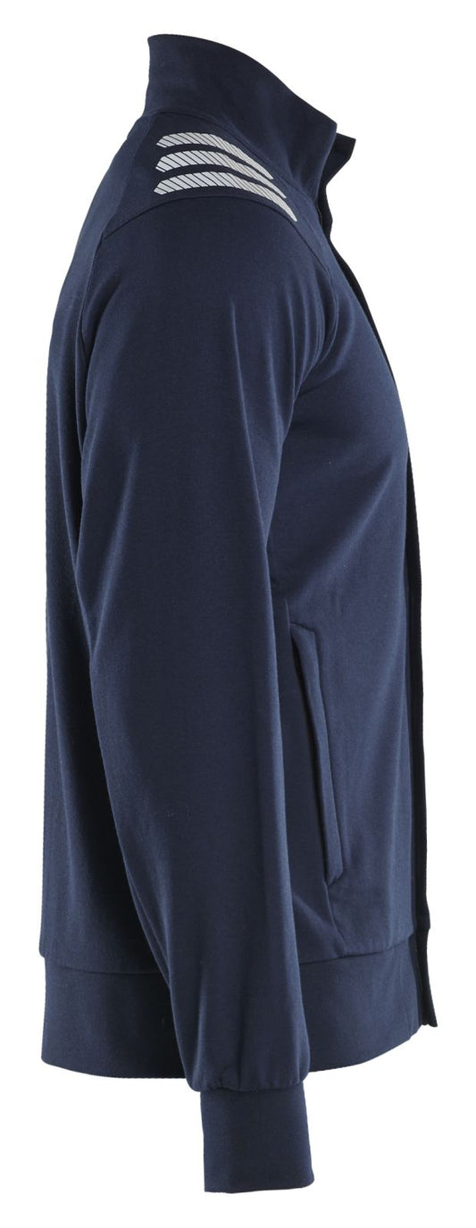 Blaklader Vlamvertragend Multinorm sweatshirt 34531762 rits vlamwerend antistatisch marineblauw(8900)