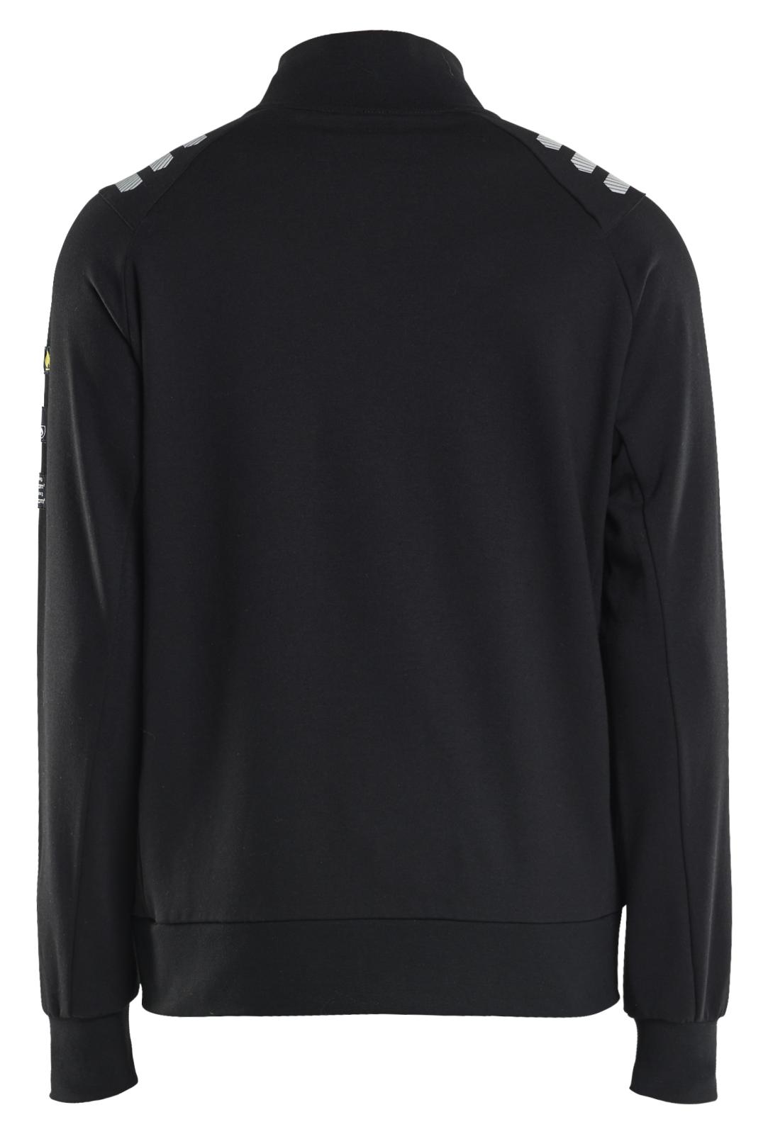 Blaklader Vlamvertragend Multinorm sweatshirt 34531762 rits vlamwerend antistatisch zwart(9900)