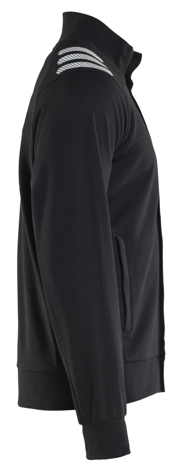 Blaklader Vlamvertragend Multinorm sweatshirt 34531762 rits vlamwerend antistatisch zwart(9900)