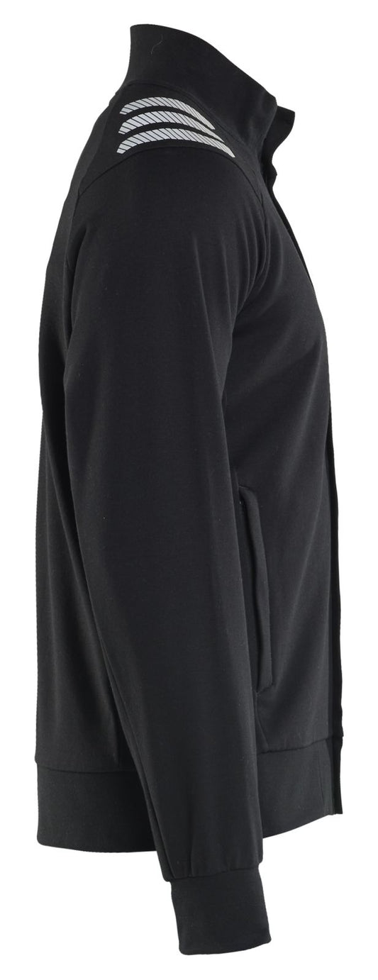 Blaklader Vlamvertragend Multinorm sweatshirt 34531762 rits vlamwerend antistatisch zwart(9900)