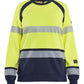 Blaklader Vlamvertragend Dames Multinorm Sweatshirt 34541762 HiVis fluo geel-marineblauw(3389)