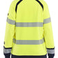 Blaklader Vlamvertragend Dames Multinorm Sweatshirt 34541762 HiVis fluo geel-marineblauw(3389)