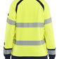 Blaklader Vlamvertragend Dames Multinorm Sweatshirt 34541762 HiVis fluo geel-marineblauw(3389)