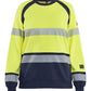 Blaklader Vlamvertragend Dames Multinorm Sweatshirt 34541762 HiVis fluo geel-marineblauw(3389)
