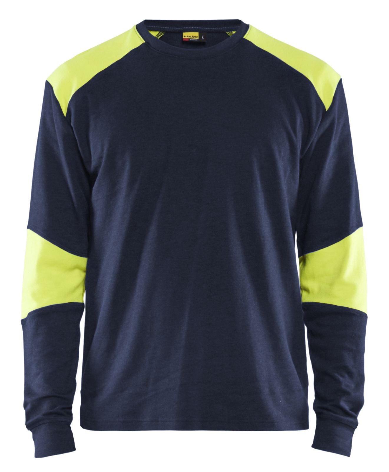 Blaklader T-shirts 34571761 marineblauw-fluo geel(8933)