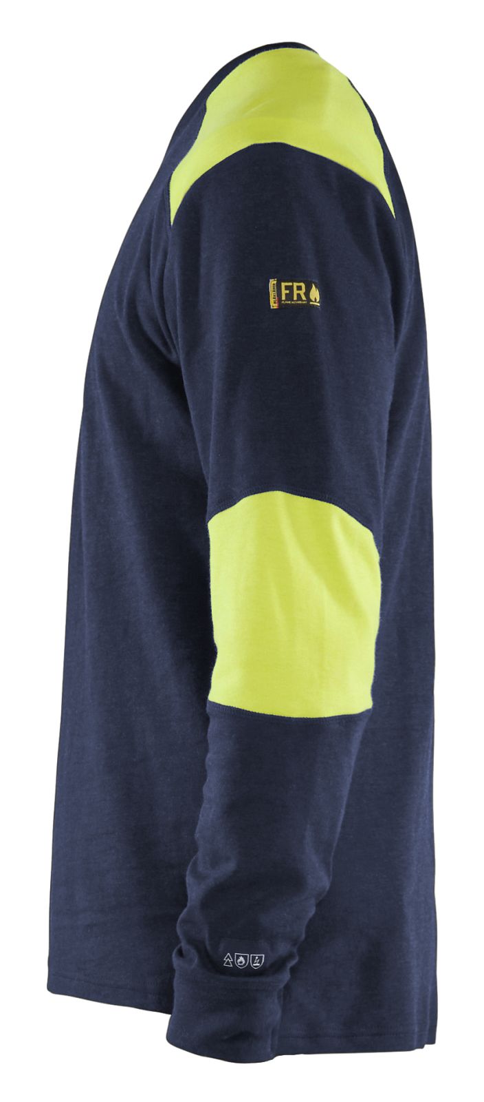 Blaklader T-shirts 34571761 marineblauw-fluo geel(8933)