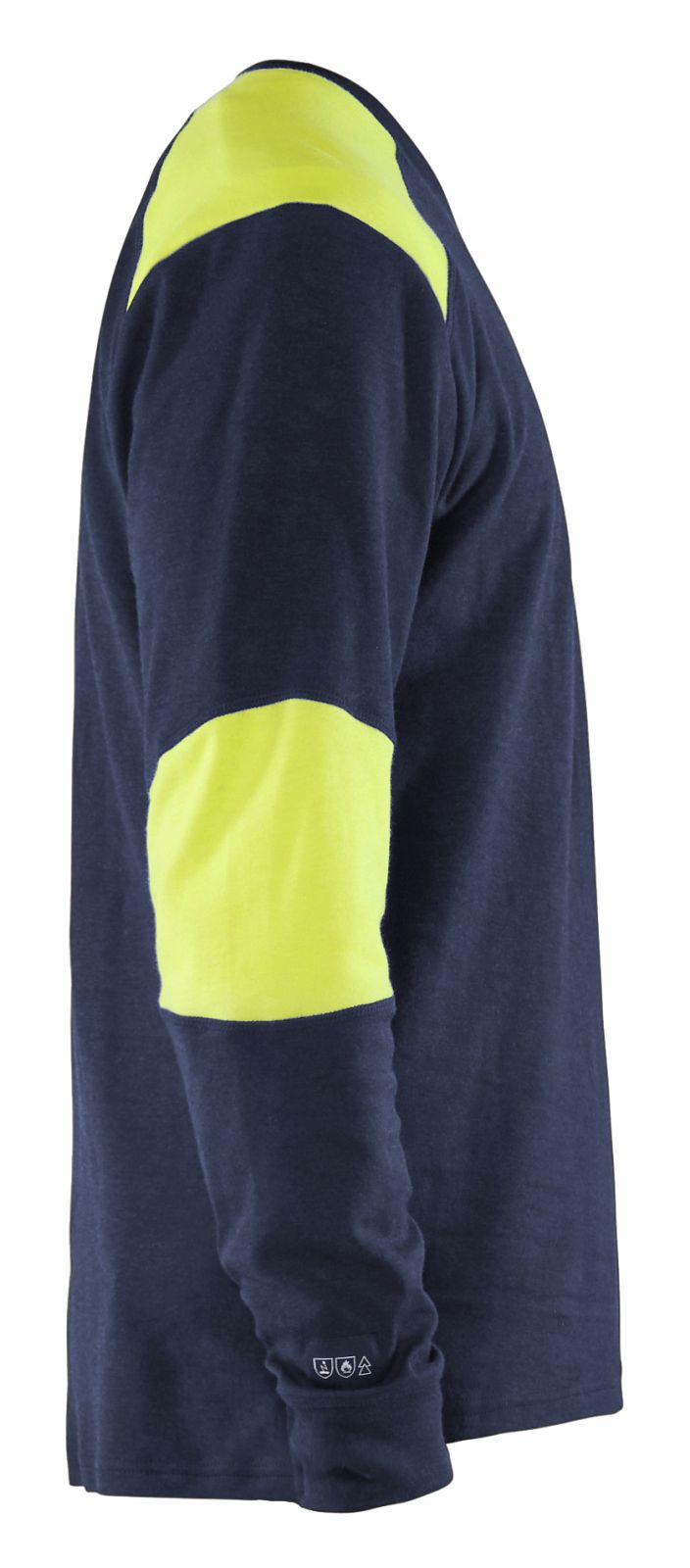 Blaklader T-shirts 34571761 marineblauw-fluo geel(8933)