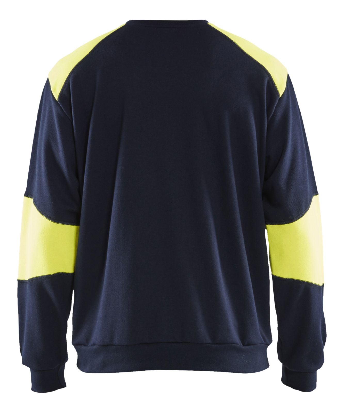 Blaklader Sweaters 34581762 marineblauw-fluo geel(8933)
