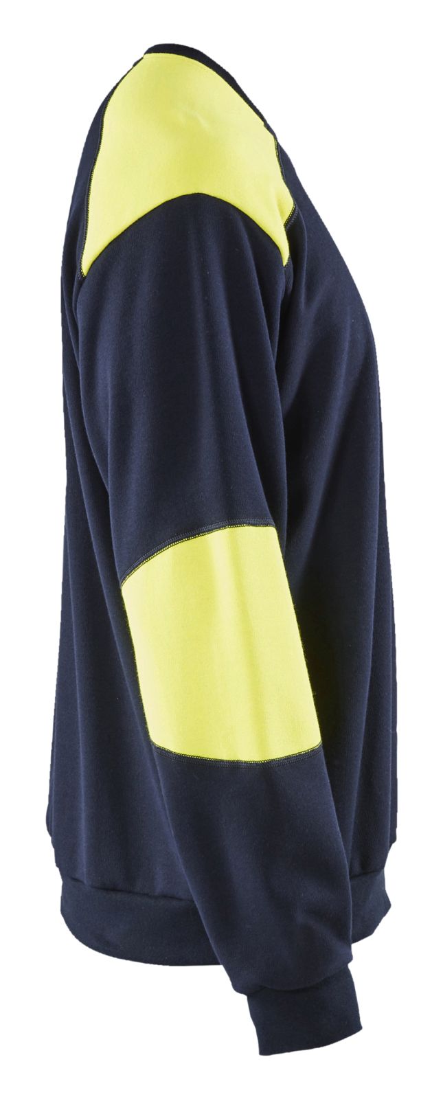 Blaklader Sweaters 34581762 marineblauw-fluo geel(8933)