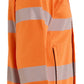 Blaklader Vlamvertragend Multinorm Sweatshirt 34611745 rits inherent vlamwerend HiVis fluo oranje-marineblauw(5389)