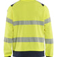 Blaklader Vlamvertragend Multinorm Sweatshirts 34611762 rits vlamwerend antistatisch HiVis klasse 1 koude fluo geel-marineblauw(3389)