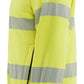 Blaklader Vlamvertragend Multinorm Sweatshirts 34611762 rits vlamwerend antistatisch HiVis klasse 1 koude fluo geel-marineblauw(3389)