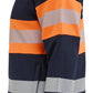 Blaklader Vlamvertragend Multinorm Sweatshirt 34621745 rits inherent vlamwerend HiVis marineblauw-oranje(8953)