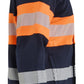 Blaklader Vlamvertragend Multinorm Sweatshirt 34621745 rits inherent vlamwerend HiVis marineblauw-oranje(8953)