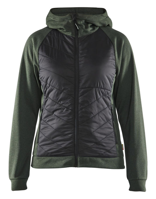 Blaklader Hibride sweaters 34642533 herfstgroen-zwart(4199)