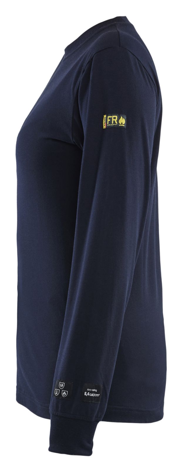 Blaklader Vlamvertragend Dames T-shirt lange mouwen 34671737 dames vlamwerend antistatisch marineblauw(8900)