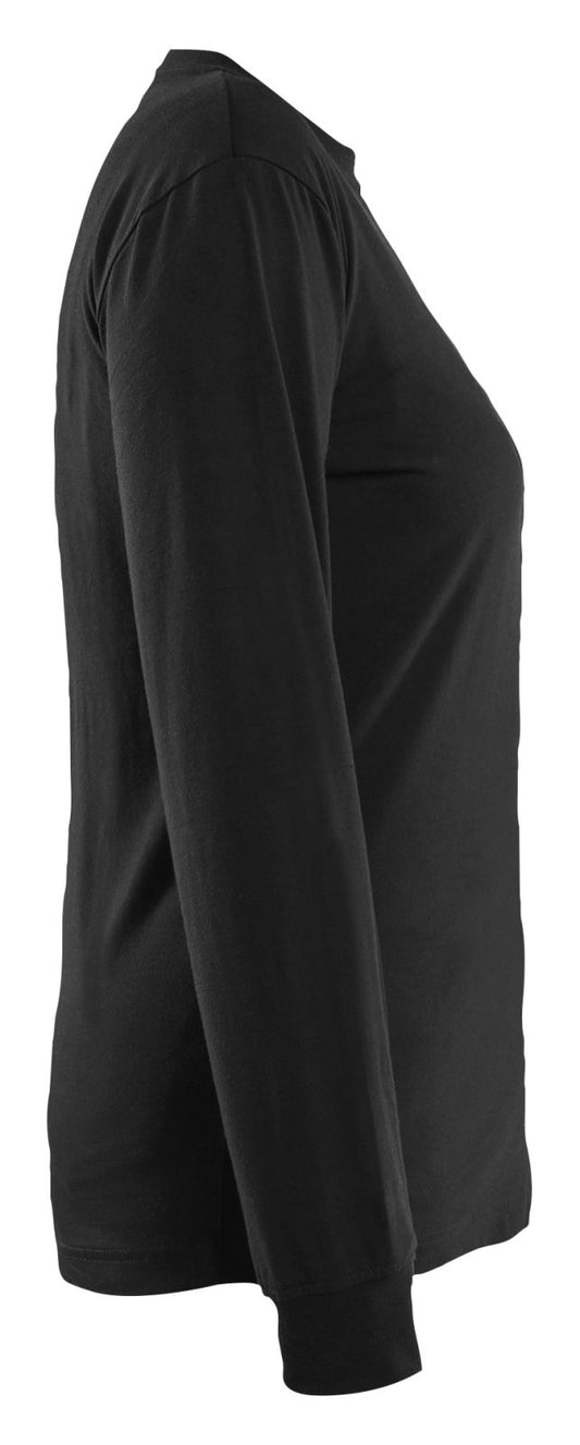 Blaklader Vlamvertragend Dames T-shirt lange mouwen 34671737 dames vlamwerend antistatisch zwart(9900)