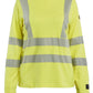 Blaklader Vlamvertragend Multinorm Dames T-shirt lange mouwen 34691761 dames vlamwerend antistatisch HiVis fluo geel(3300)