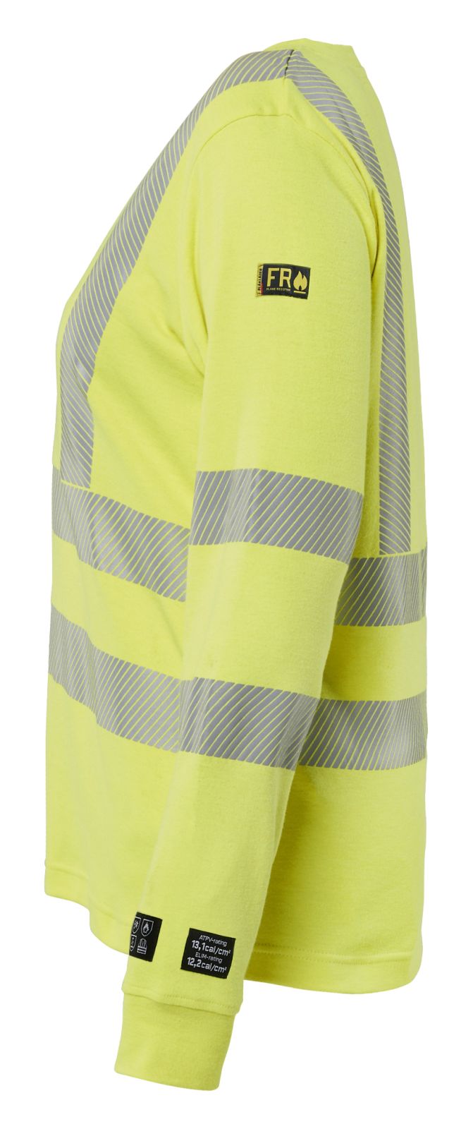 Blaklader Vlamvertragend Multinorm Dames T-shirt lange mouwen 34691761 dames vlamwerend antistatisch HiVis fluo geel(3300)