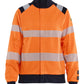 Blaklader Vlamvertragend Dames Multinorm Sweatshirt 34711745 rits inherent vlamwerend HiVis fluo oranje-marineblauw(5389)